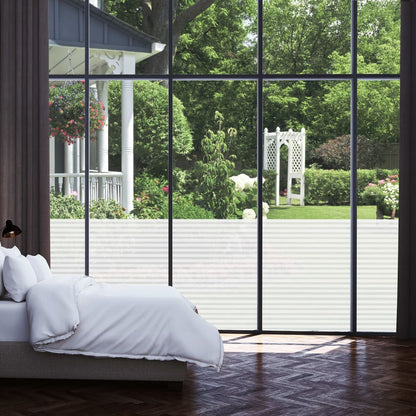 Fensterfolie Matt Streifen-Design 0,9x5 m PVC