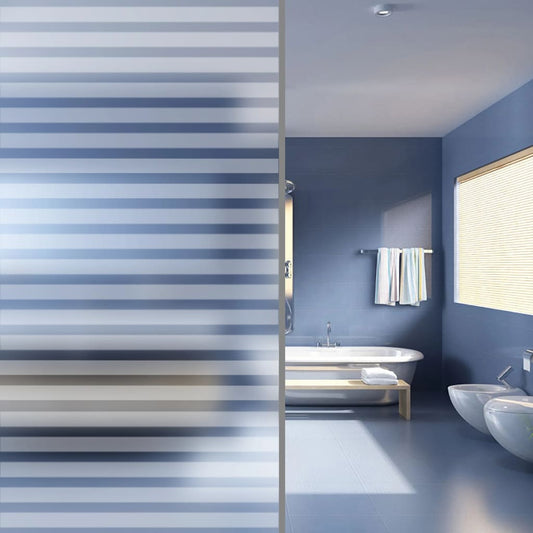 Fensterfolie Matt Streifen-Design 0,9x5 m PVC