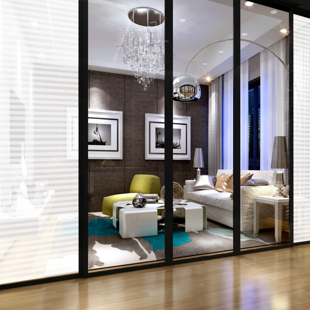 Fensterfolie Matt Streifen-Design 0,9x20 m PVC