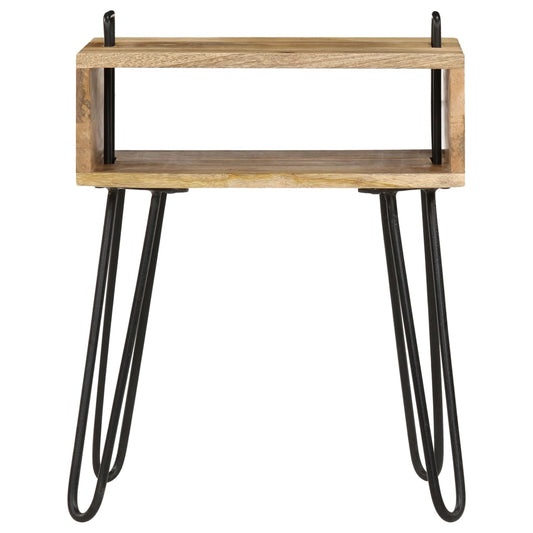 Nachttisch Massivholz Mango 40×34×47 cm