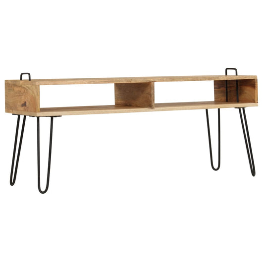 TV bord massiv træ mango 110x35x45 cm
