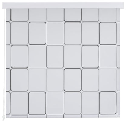 Duschrollo 120x240 cm Quadratmuster