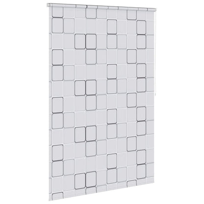 Duschrollo 140x240 cm Quadratmuster