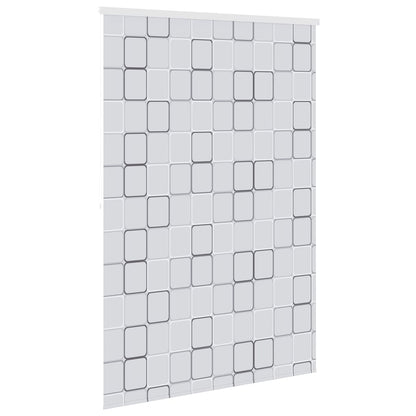 Duschrollo 140x240 cm Quadratmuster