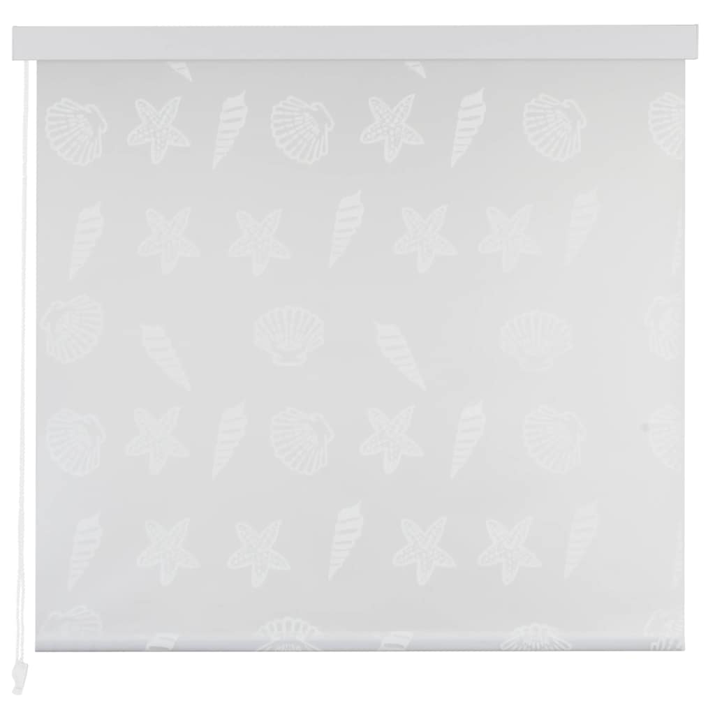 Duschrollo 80x240 cm Seesternmuster