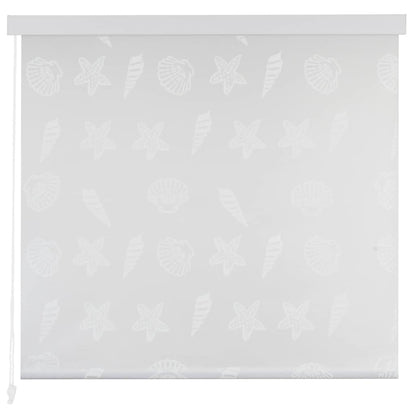 Duschrollo 80x240 cm Seesternmuster