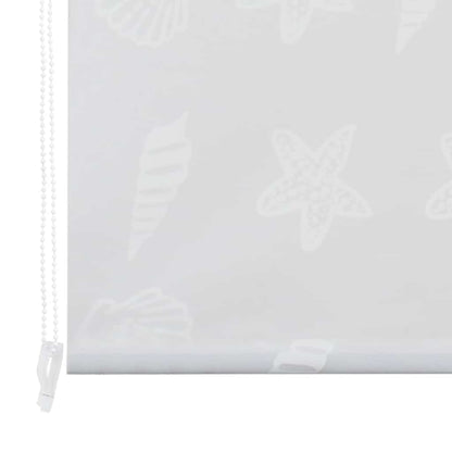 Duschrollo 80x240 cm Seesternmuster