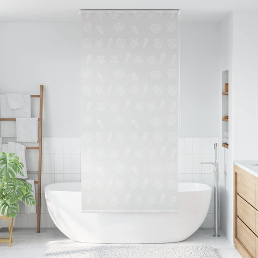 Duschrollo 80x240 cm Seesternmuster