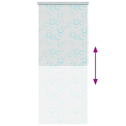 Duschrollo 80x240 cm Blasenmuster