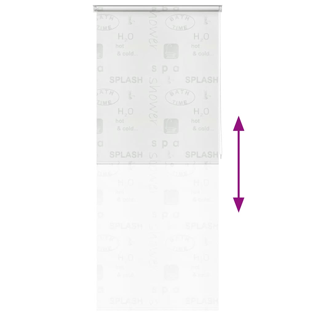Duschrollo 120x240 cm Splash-Design