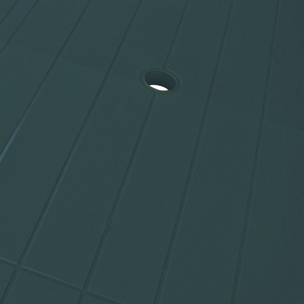 5-tlg. Garten-Essgruppe Kunststoff Grün