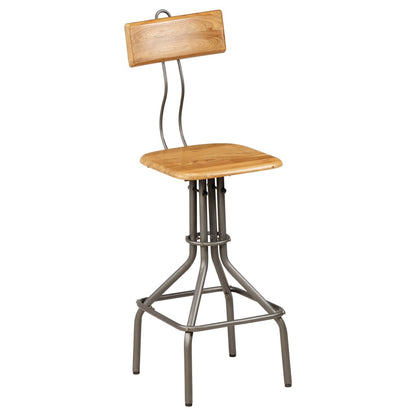 Bar-Set 3-tlg. Recyceltes Massivholz Teak
