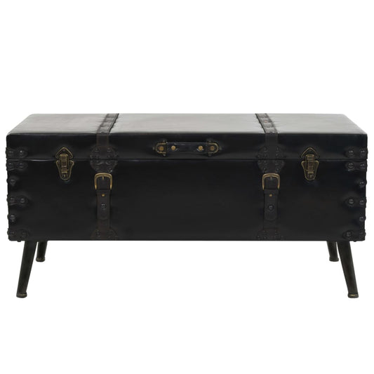 Couchtisch MDF und Stahl 102x51x48 cm