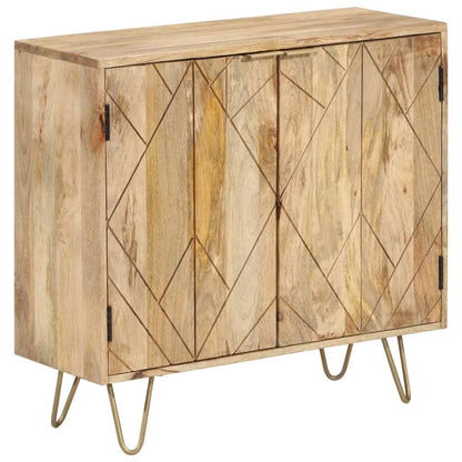 Sideboard 80x30x75 cm Massivholz Mango