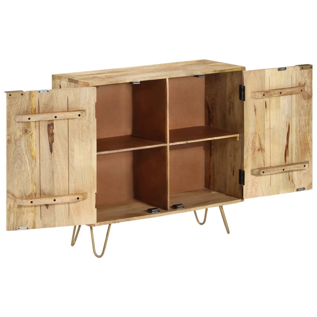 Sideboard 80x30x75 cm Massivholz Mango
