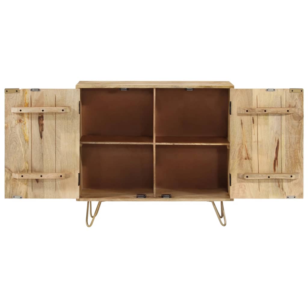 Sideboard 80x30x75 cm Massivholz Mango