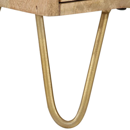 Sideboard 80x30x75 cm Massivholz Mango