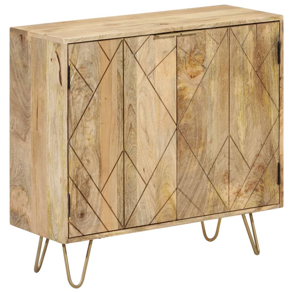 Sideboard 80x30x75 cm Massivholz Mango