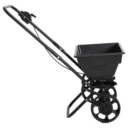Handstreuwagen Salzstreuer PVC und Stahl 80x46x75 cm 15 L