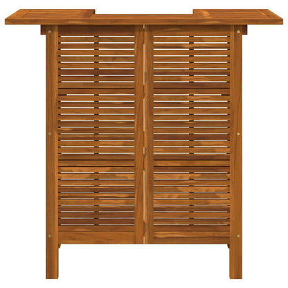 Bartisch 110x50x105 cm Massivholz Akazie