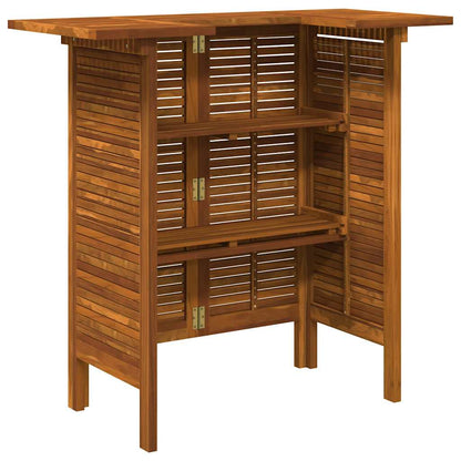 Bartisch 110x50x105 cm Massivholz Akazie