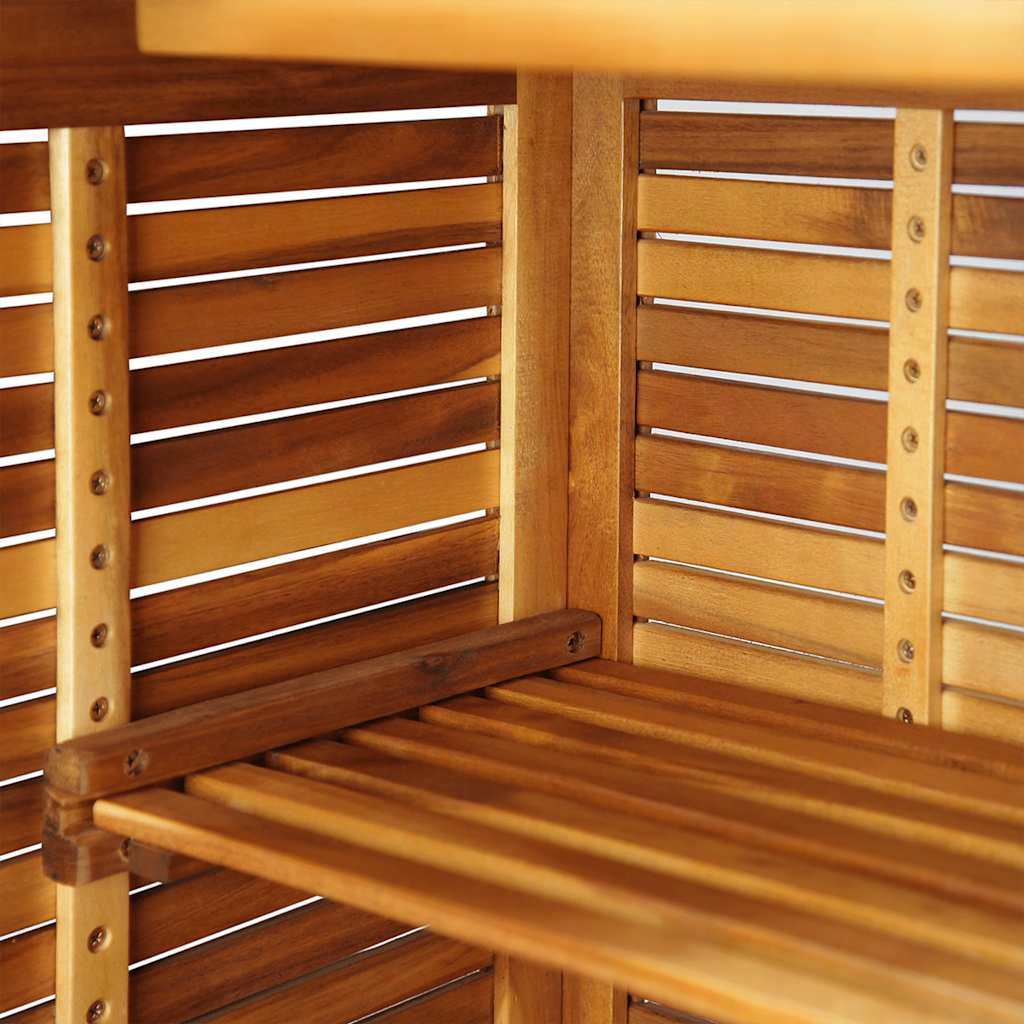 Bartisch 110x50x105 cm Massivholz Akazie