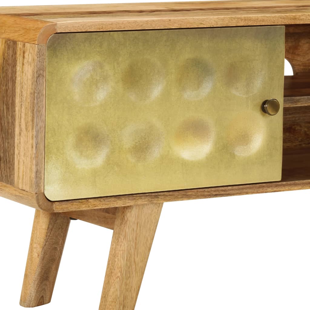 TV-Schrank Massivholz Mango 120x30x45 cm