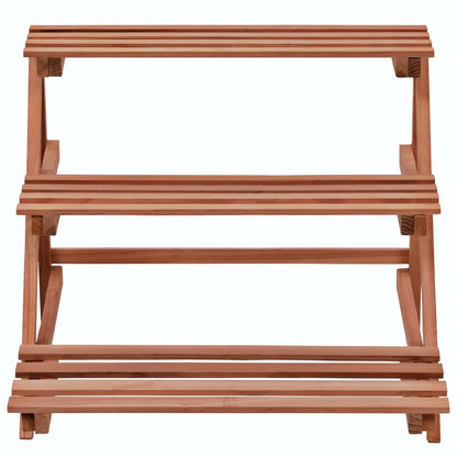 3-Tier Pflanzenständer Zedernholz 48x45x40 cm