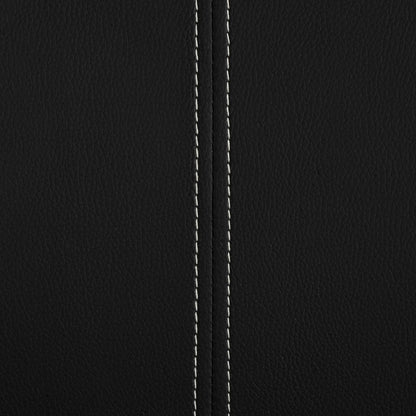 Freischwinger 4 Stk. Schwarz Kunstleder