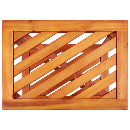 Beistelltisch Akazienholz Massiv 45 x 33 x 45 cm