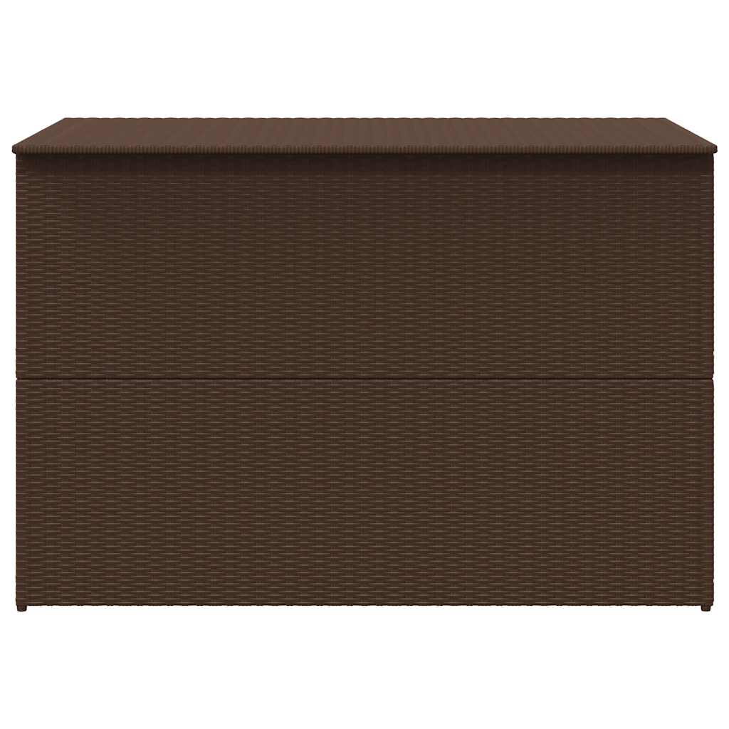 Garden-Auflagenbox Braun 150x100x100 cm Poly Rattan