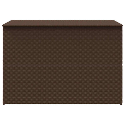 Garden-Auflagenbox Braun 150x100x100 cm Poly Rattan