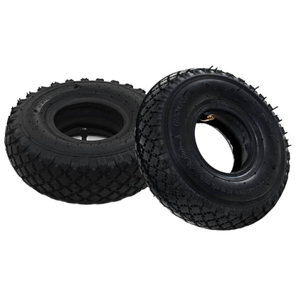 2 Reifen 2 Schläuche 3,00 - 4 260 x 85 für Sackkarren Gummi