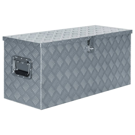 Aluminiumskasse 90,5×35×40 cm Sølv