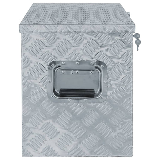 Aluminiumskasse 90,5×35×40 cm Sølv