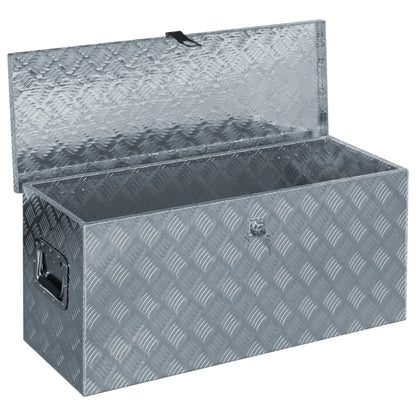 Aluminiumskasse 90,5×35×40 cm Sølv