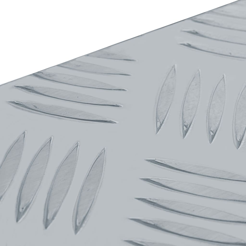 Aluminiumskasse 90,5×35×40 cm Sølv