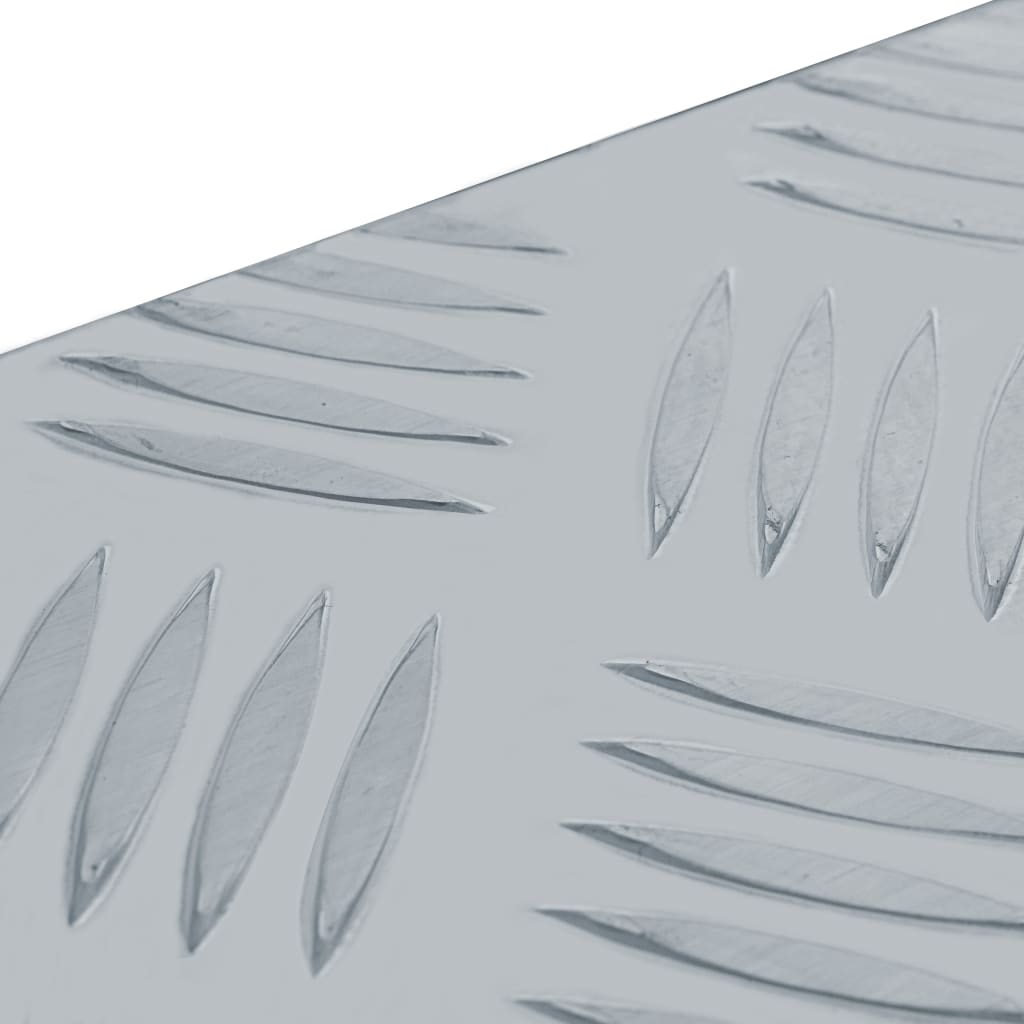 Aluminiumskasse 110,5×38,5×40 cm Sølv