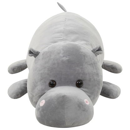 Hippo Kuscheltier Plüsch Grau