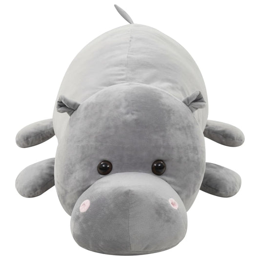 Hippo Kuscheltier Plüsch Grau