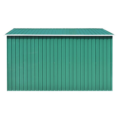 Gerätehaus 257x298x178 cm Metall Grün