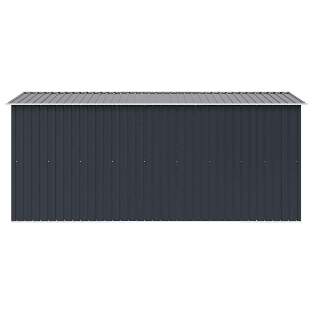 Gerätehaus 257x392x181 cm Metall Anthrazit