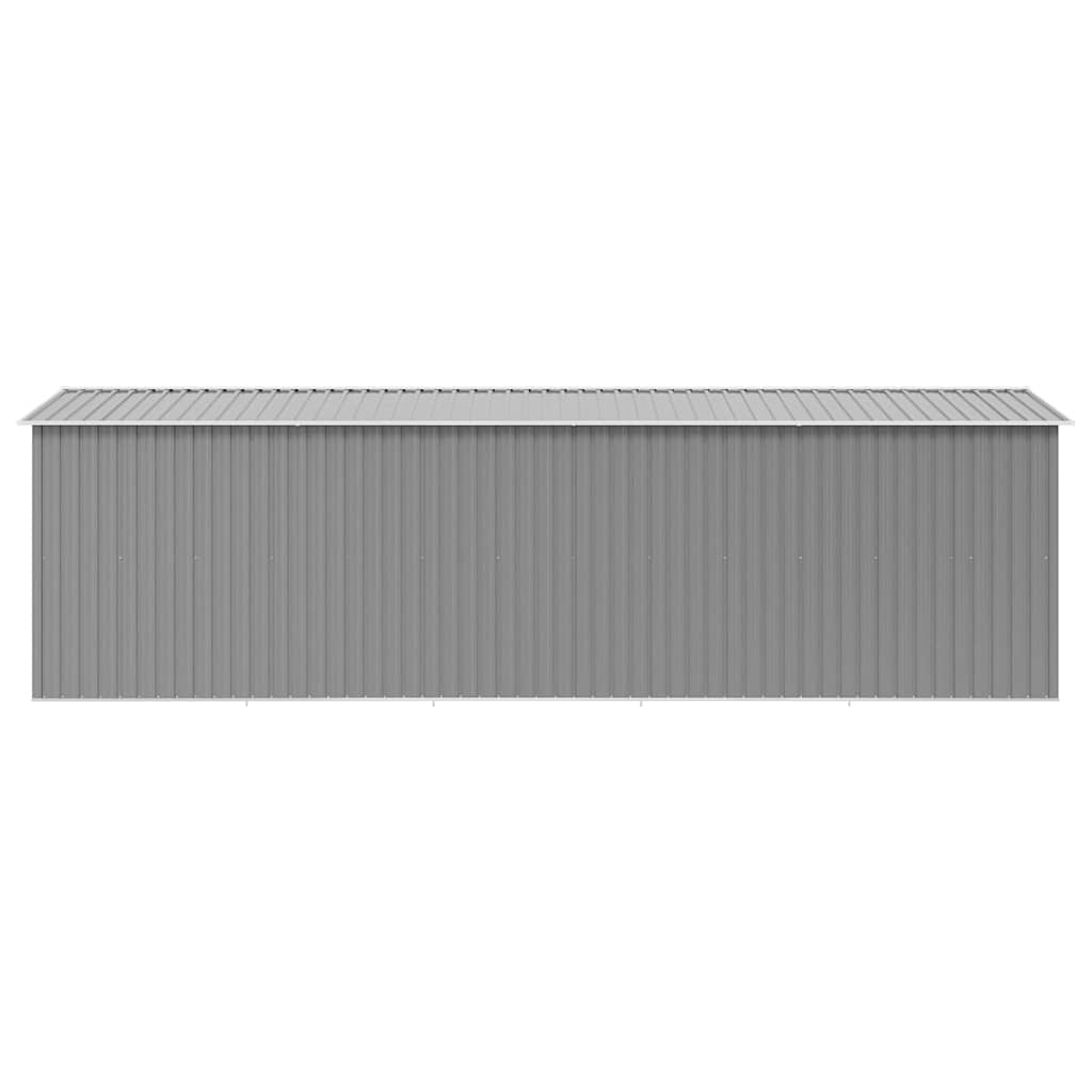 Gerätehaus 257x580x181 cm Metall Grau