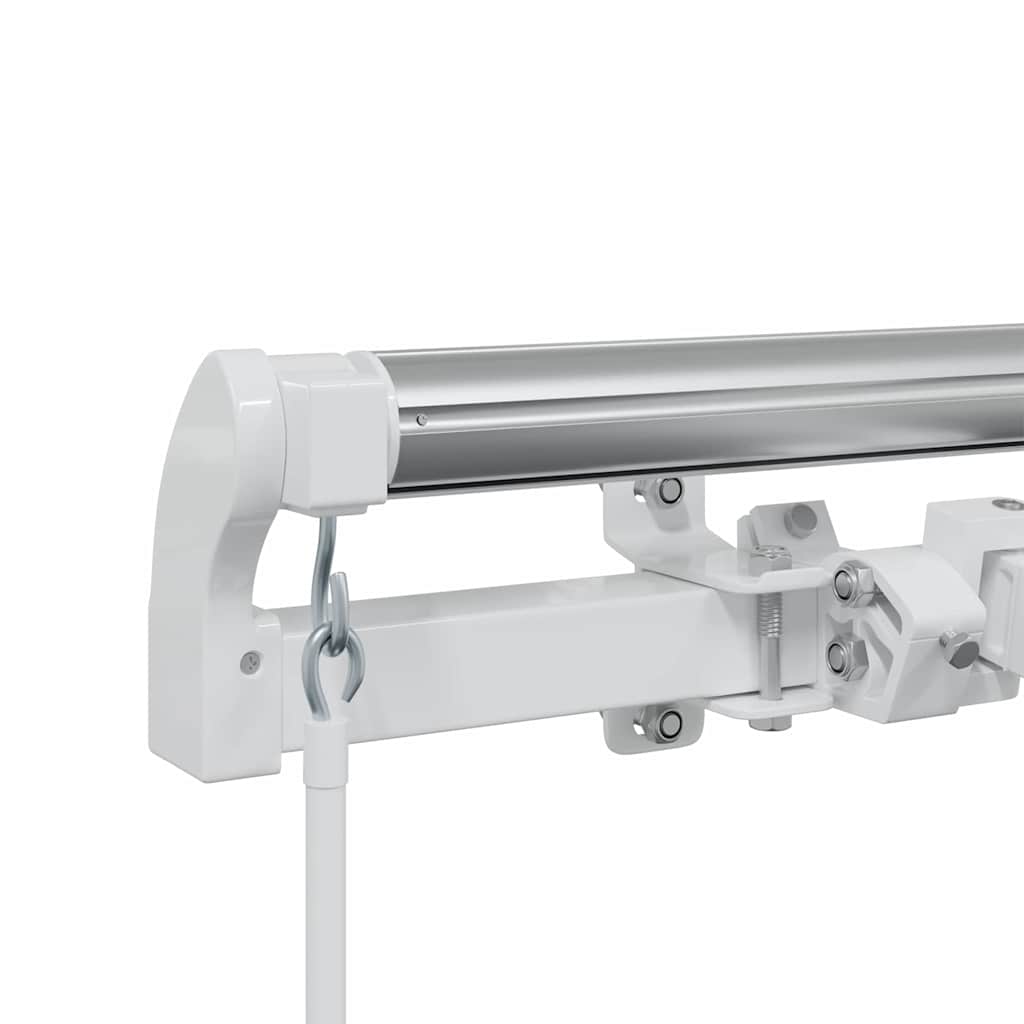 Markise Weiß 3,5 x 2,5 m Metall