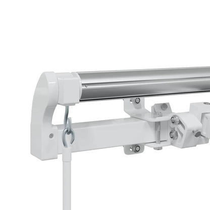 Markise Weiß 3,5 x 2,5 m Metall