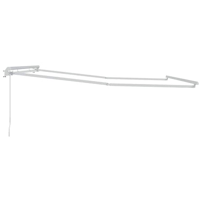Markise Weiß 4 × 3 m Metall
