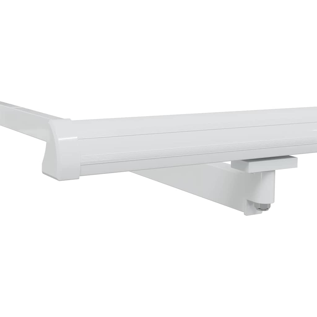 Markise Weiß 4,5 × 3 m Metall