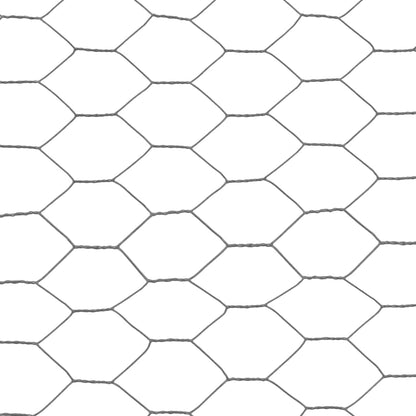 Drahtzaun Stahl mit PVC-Beschichtung 25x0,75 m Grau