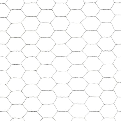 Drahtzaun Verzinkter Stahl 25x1,2 m Silbern