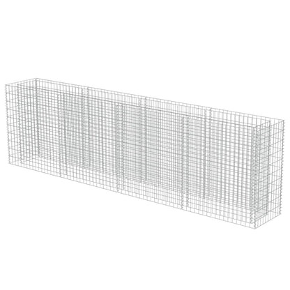 Gabionen-Hochbeet Verzinkter Stahl 360×50×100 cm